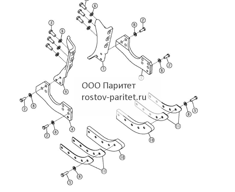 Ограждение направляющих цепи и звездочки гусеничного привода - ST26217 5.jpg